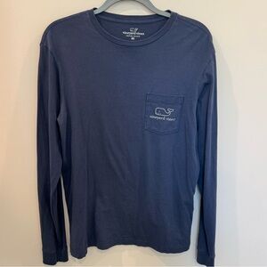 Vineyard Vines Men's Blue Long Sleeve T-Shirt